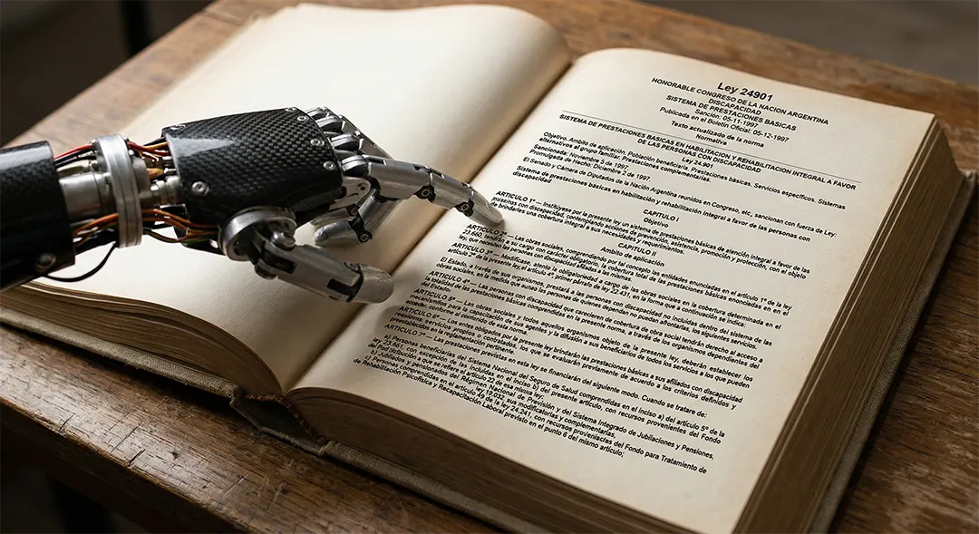 Chatbot para consultas sobre legislación de discapacidad.